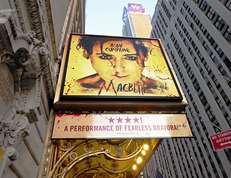Alan Cumming Ethel Barrymore Theater Broadway NY