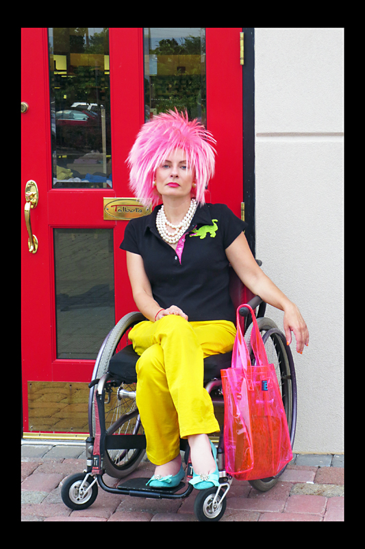 punk-preppy wheelchair fashion street fashion