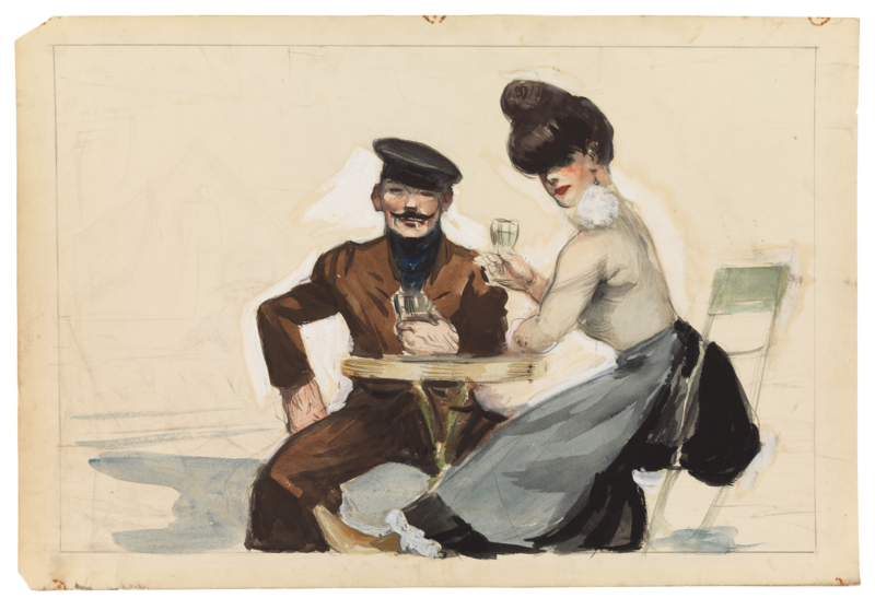 Couple Drinking Edward Hopper