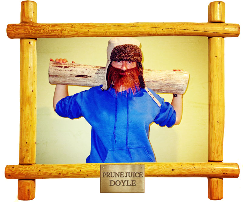 Prune Juice Doyle bearded woman lumberjack