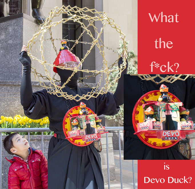 Devo Duck Easter Hat Parade 2014