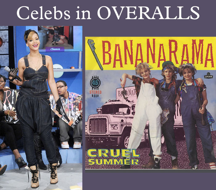 Celebrities in overalls