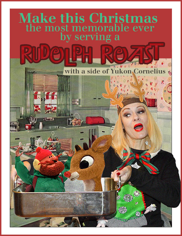 Roasting Rudolph the Red Nosed Reindeer in a DIY Ugly Christmas Sweater