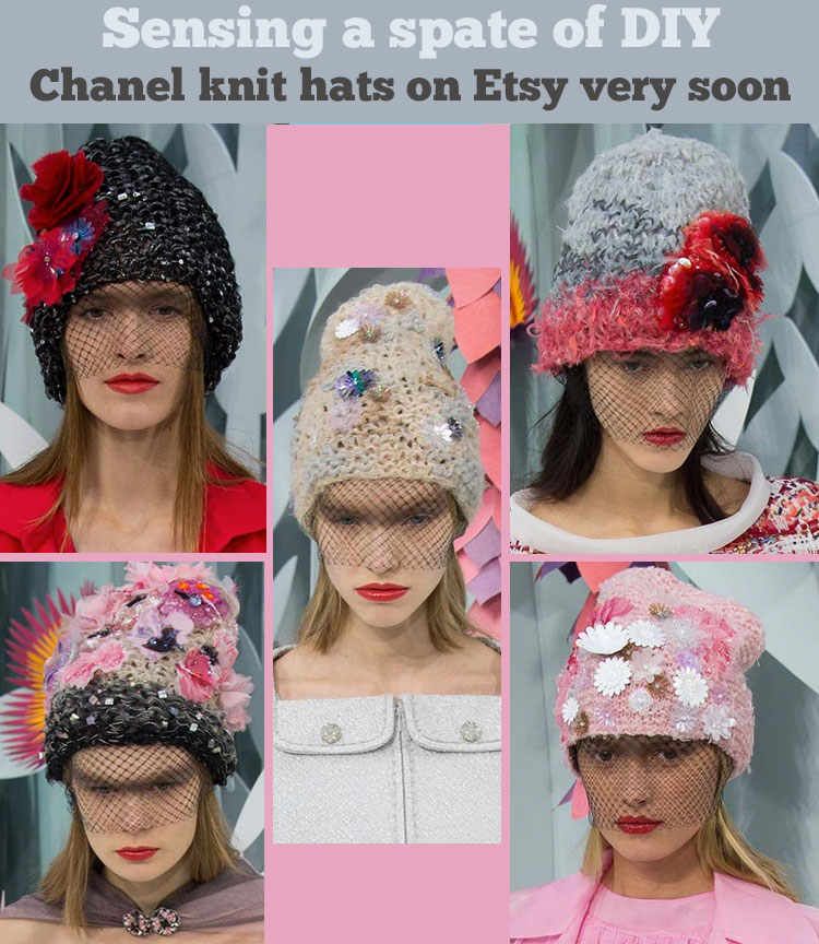 Chanel hats from Spring 2015 Couture Week in Paris