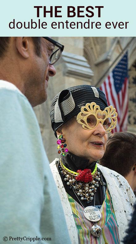 NY Easter hat parade Lesbians for Bush