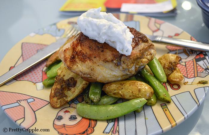 blue apron chicken curry thighs recipe