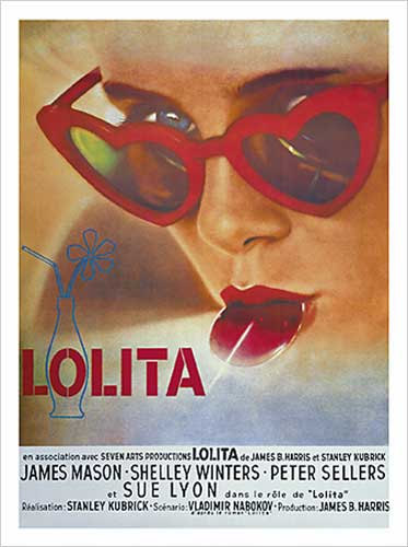 Stanley Kubrick's LOLITA movie poster