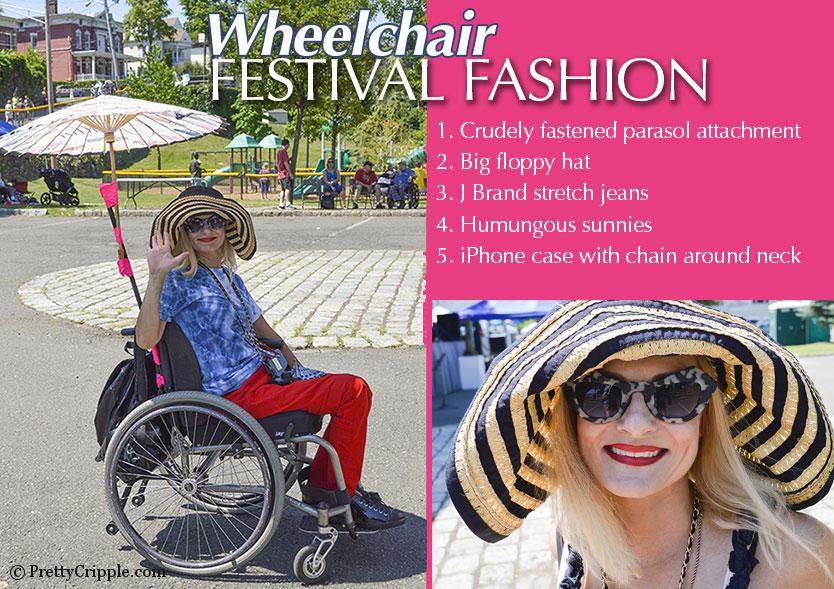 Music Festival Wheelchair fashion
