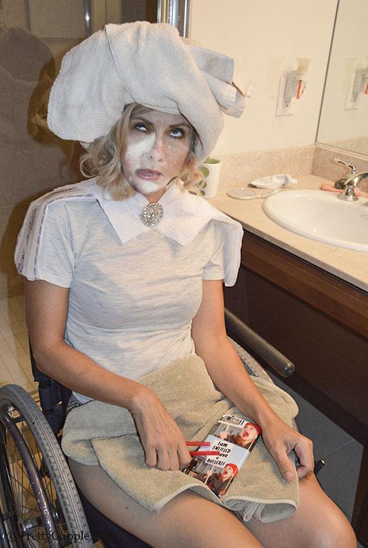 Cocaine user during Bathroom Fashion Week