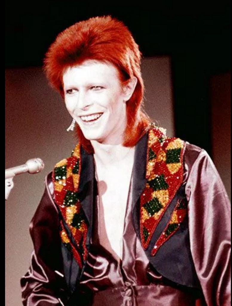 David Bowie mullet hairstyle