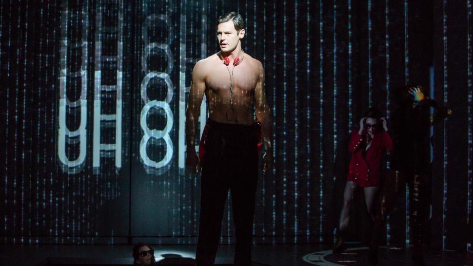 Benjamin Walker as Patrick Bateman on Broadway in "American Psycho."
