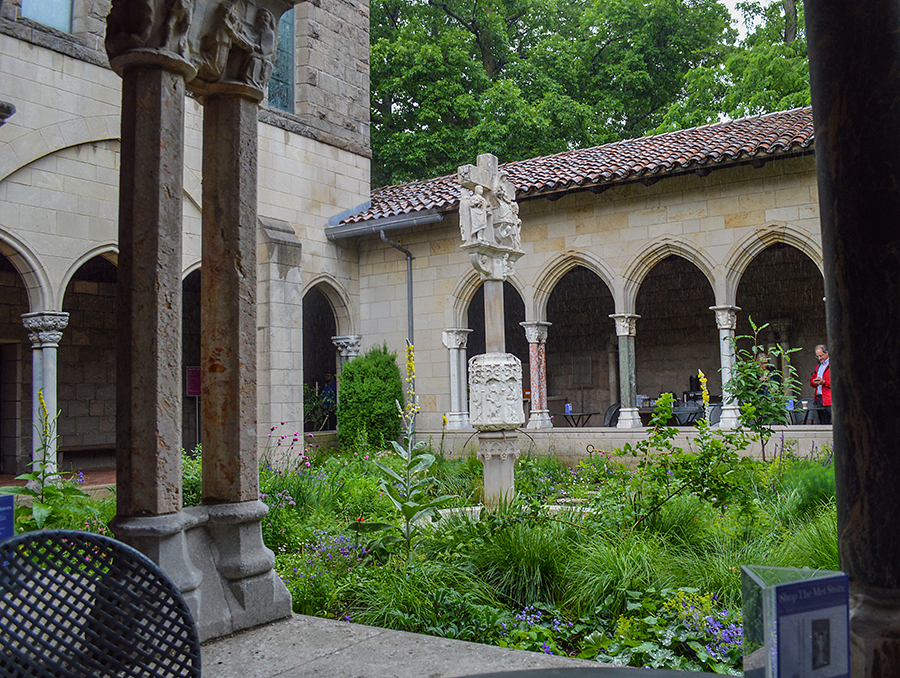 the cloisters outside