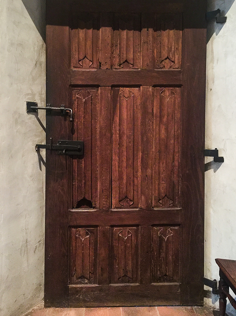 an old door at the Cloisters