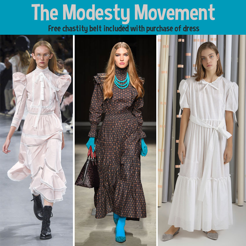 modesty dress trend spring 2019
