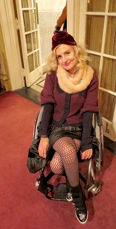 Pretty Cripple Magda at Amanda Palmer show in NY