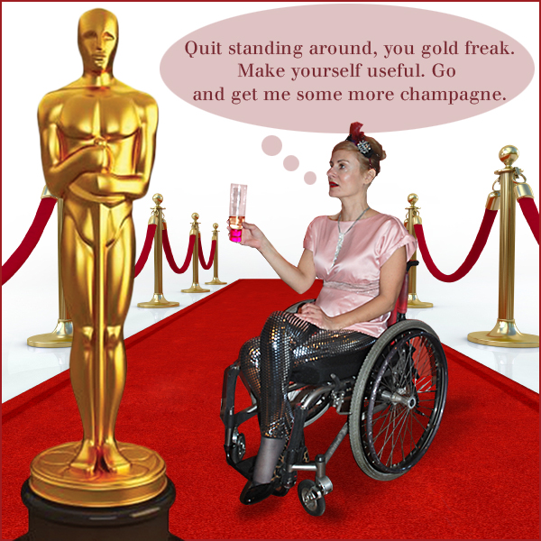 Magda of Pretty Cripple at the Oscars®