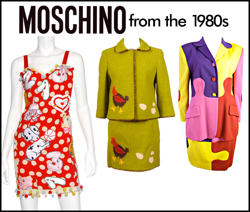 1980s Moschino fashion