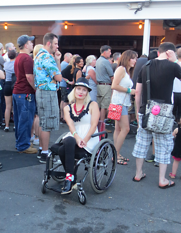 wheelchair disabled rude girl ska fashion