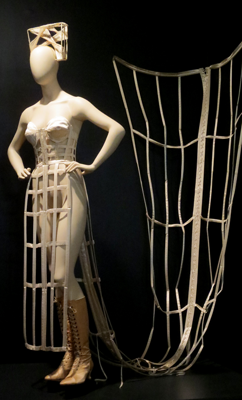 Gaultier exhibit bondage mannequin