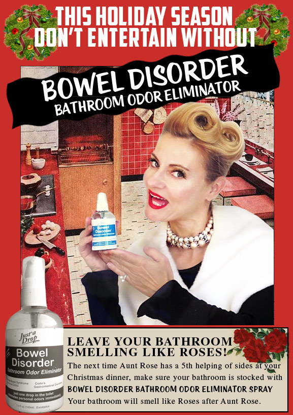 Just a Drop Bowel Disorder Spray for the hoiidays