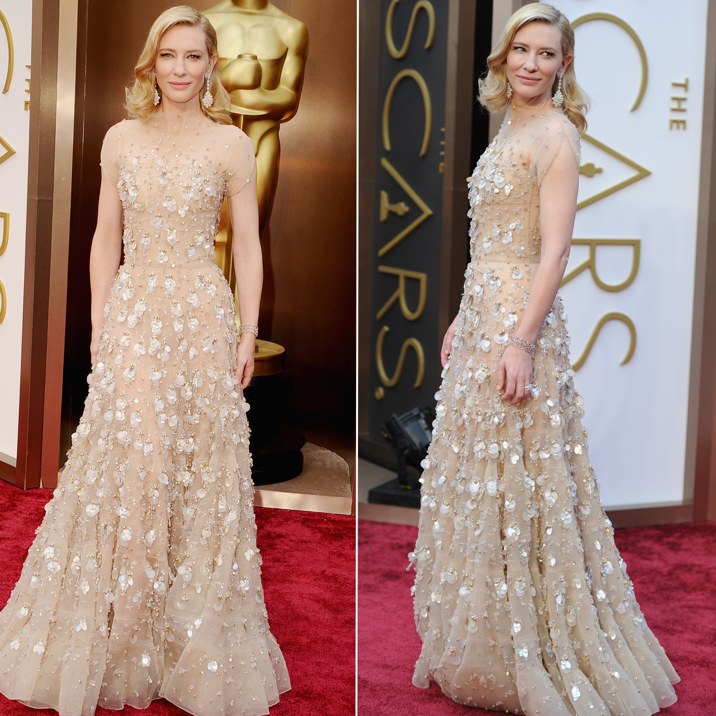 Cate Blanchett Oscars dress 2014 Armani