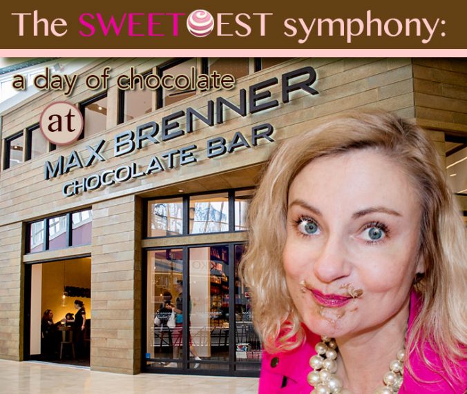 Sweetest symphony- my day eating chocolate at Max Brenner in Paramus, NJ