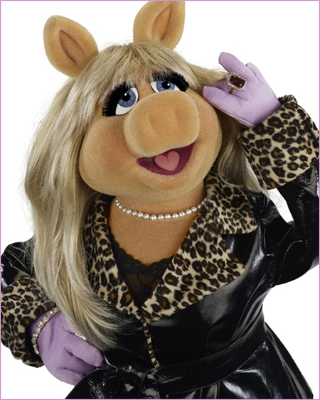 Miss Piggy in the Muppets Most Wanted