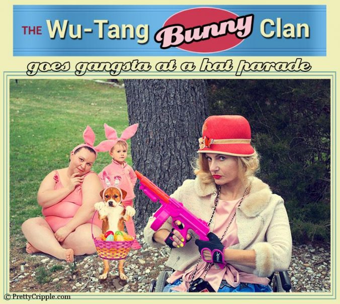 The Wu-Tang bunny clan goes gangsta at the NYC Easter Hat Parade