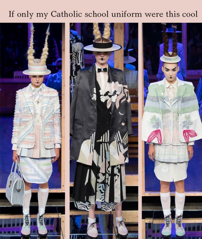 Thom Browne spring 2016 NY fashion week collection