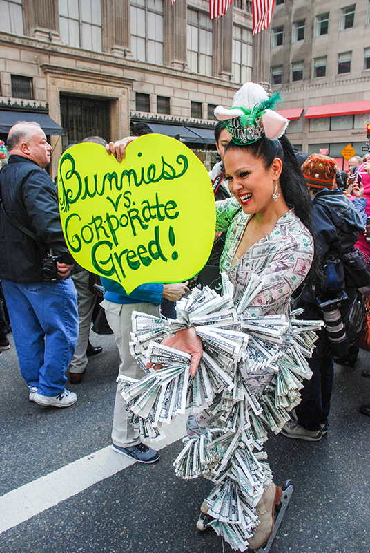 EASTER HAT PARADE 2016 NYC- Corporate Greed