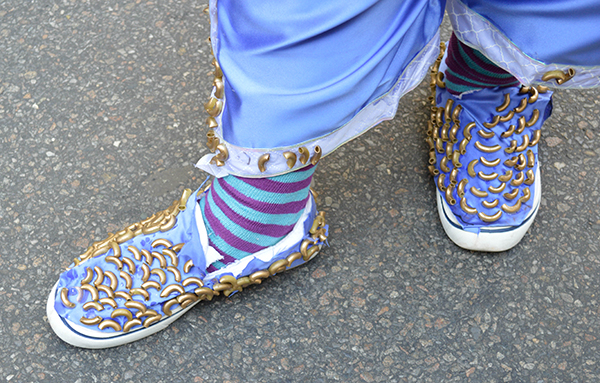 Macaroni Man's shoes from the Easter Day Hat Parade 2016