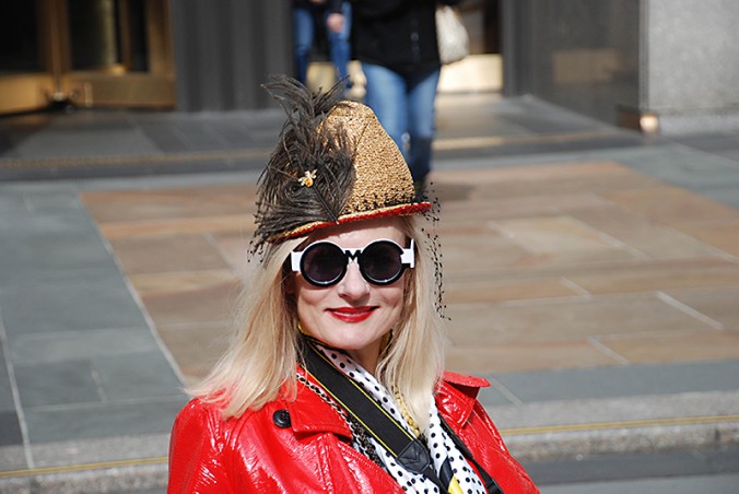 wheelchair disabled blogger at the easter hat parade 2016