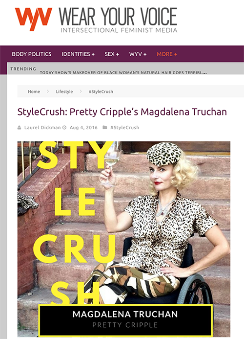 #stylecrush disabled wheelchair fashion blogger