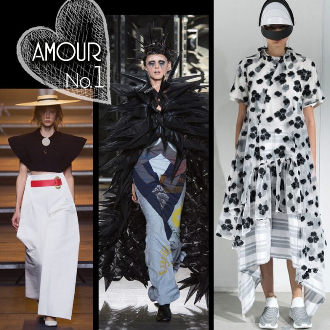 Spring 17 fashion by Jacquemus, Junya Watanabe and Anrealage