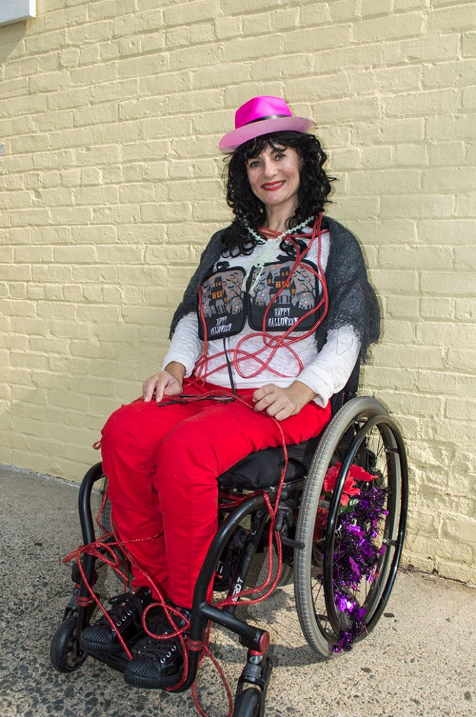 dollar tree halloween wheelchair blogger