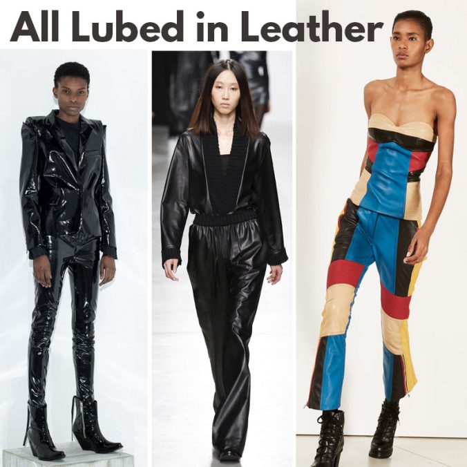 Head to toe leather for fall 2017 - trends