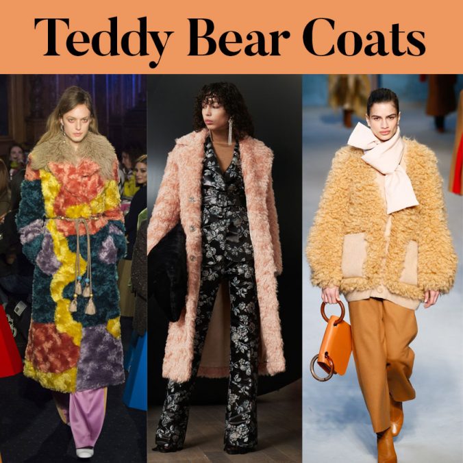Teddy bear coat trend