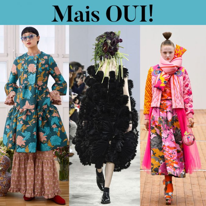 Paris Fashion Week trends fall 2018