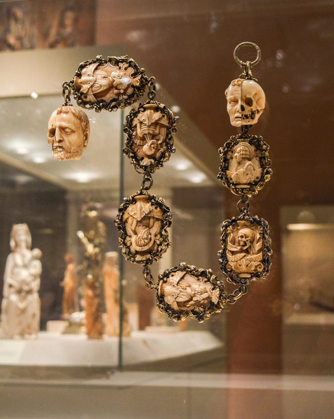 German rosary beads from the Heavenly Bodies Met exhibit
